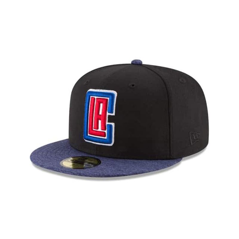 NBA Los Angeles Clippers Shadow Tech 59Fifty Fitted (SWT3158) - Black New Era Caps